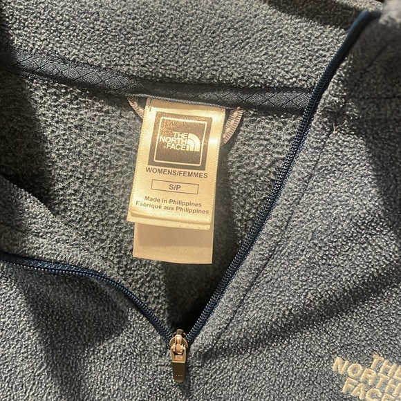 Northface Quarter zip navy blue fleece - Picture 2 of 5